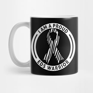 Ehlers Danlos Awareness Proud EDS Warrior Zebra Ribbon Mug